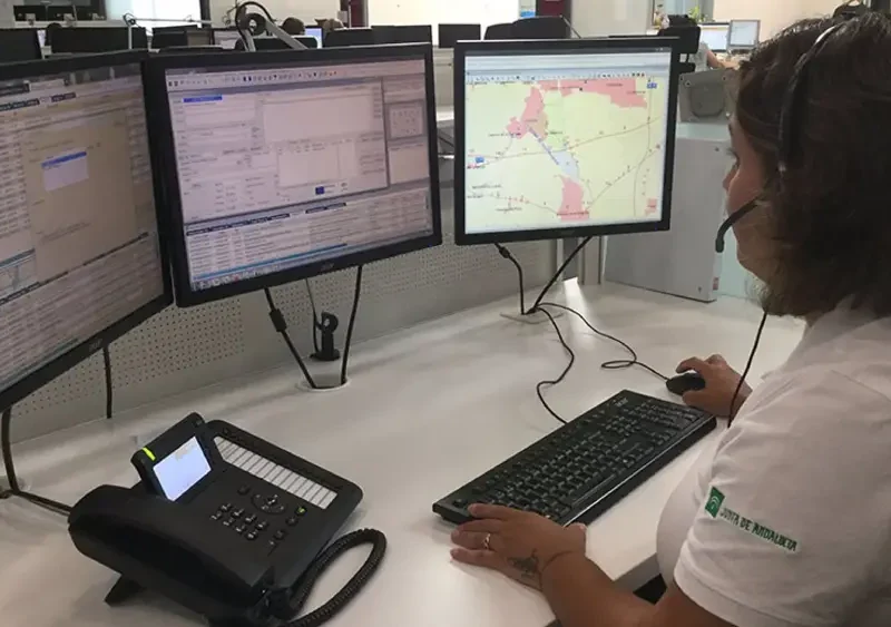 Archivo - Operadora de Emergencias 112 Andalucía / Archivo