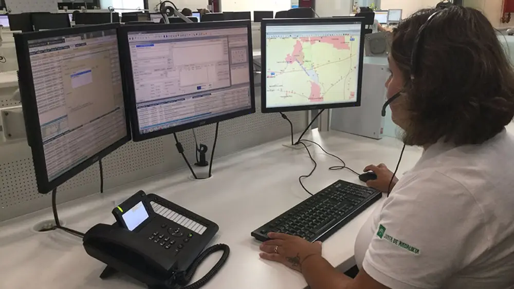 Archivo - Operadora de Emergencias 112 Andalucía / Archivo