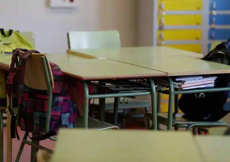 Imagen de recurso de un aula vacía. - Europa Press