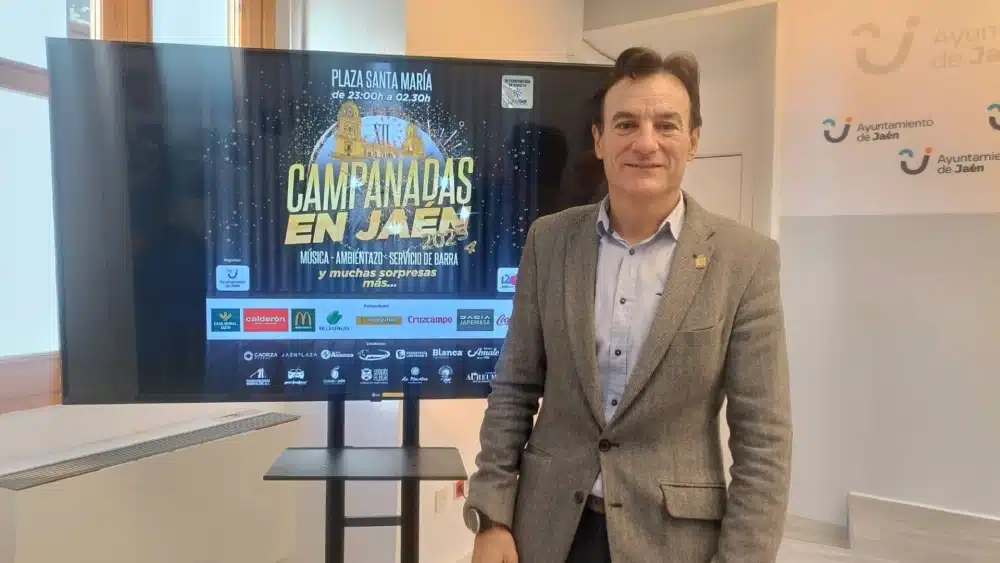 Agustín González, presenta las campanadas que retransmitirá Canal Sur desde Jaén. - AYUNTAMIENTO DE JAÉN
