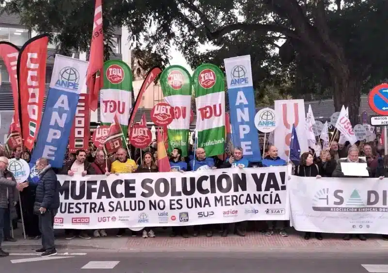 Protesta este miércoles por el nuevo convenio de Muface. - UGT