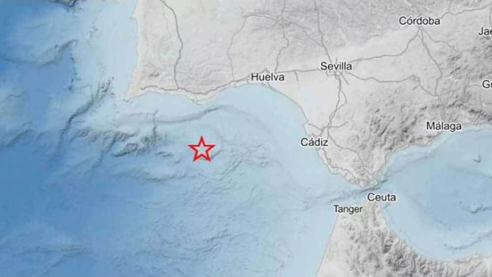 Terremoto registrado en el Golfo de Cádiz. - IGN