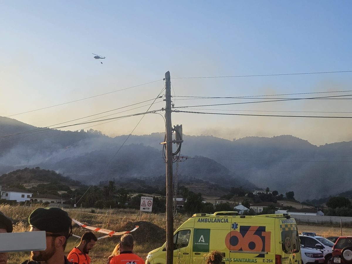 El incendio en la sierra de Córdoba