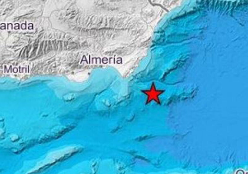 Registrado un terremoto de 5,4 frente a la costa de Almería. - IGN